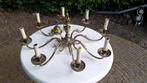 Prachtige brocante messing kroonluchter met 8 armen, Ophalen