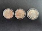 Wilhelmina 2x Curaçao 1944 -Juliana  Ned-Ant 1964 Rijksd, Postzegels en Munten, Munten | Nederland, Setje, Zilver, Ophalen of Verzenden