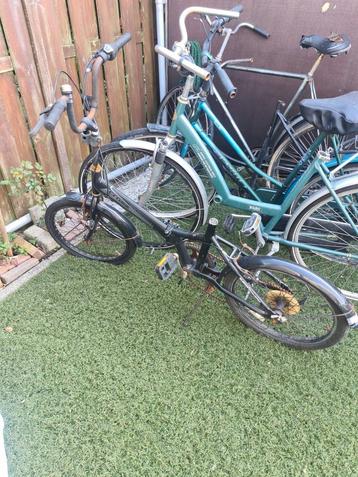 Gebruikte klusfietsen of voor onderdelen  beschikbaar voor biedingen