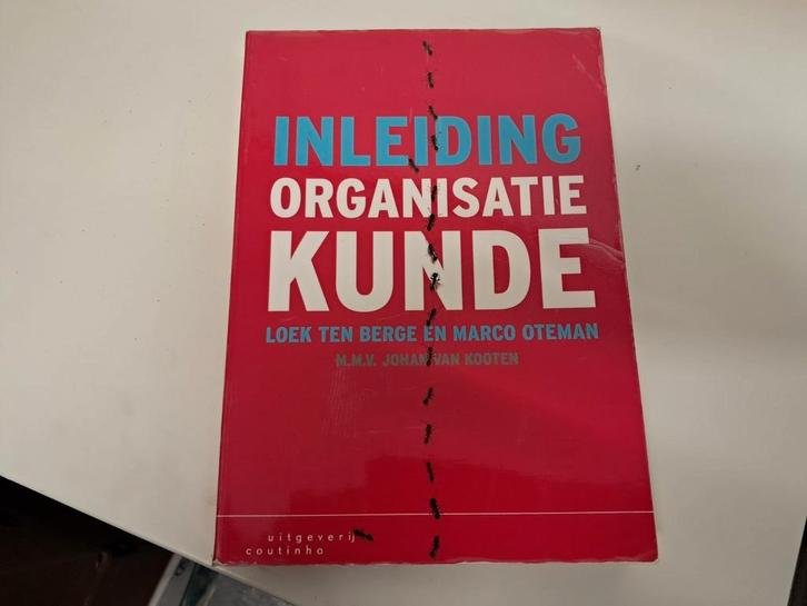 Johan van Kooten - Inleiding organisatiekunde, Boeken, Wetenschap, Zo goed als nieuw, Sociale wetenschap, Ophalen of Verzenden