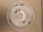 Taartset met bloemenmotief, Huis en Inrichting, Keuken | Servies, Ophalen, Zo goed als nieuw, Bord(en), Overige stijlen