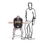 Yakiniku BBQ Kamado EGG Medium met onderstel en zijtafels, Met accessoires, Info@hout-art.nl, Nieuw, Ophalen of Verzenden
