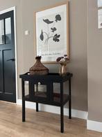 Vintage Theekastje met Glazen Deurtjes, Ophalen, Gebruikt, 50 tot 100 cm, Overige houtsoorten