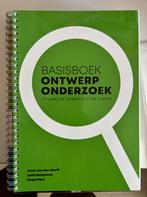 Basisboek Ontwerponderzoek - Nieuw!, Ophalen of Verzenden, Nieuw, HBO