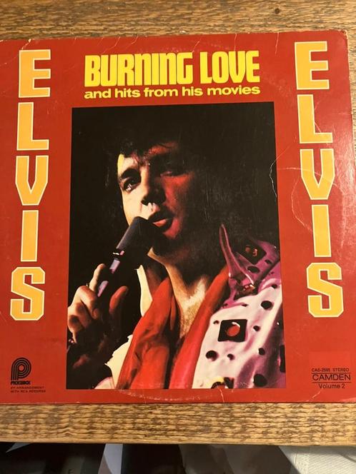 Elvis Presley - Burning Love LP, Cd's en Dvd's, Vinyl | Rock, Gebruikt, 12 inch, Ophalen of Verzenden