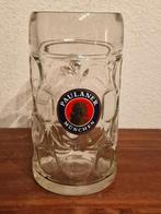 Paulaner München Bierpul Glas 1 liter, Verzamelen, Biermerken, Ophalen of Verzenden, Zo goed als nieuw, Pul(len), Overige merken