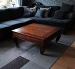 Opiumtafel teak, Ophalen, Gebruikt, Teakhout, Koloniaal japans oriëntaals