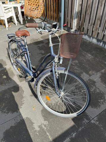 STADSFIETS DAMES ELOPS 520 LAAG FRAME DONKERBLAUW beschikbaar voor biedingen