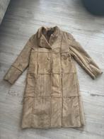 Vintage lammy coat suede winterjas mt m/l, Kleding | Dames, Ophalen of Verzenden, Gedragen, Maat 38/40 (M), Bruin