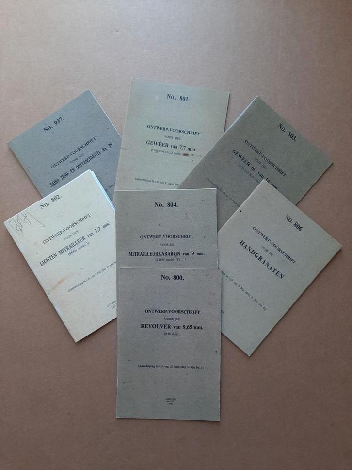 Bren, Sten, Lee Enfield, Revolver, Handgranaten, WS38, Boys, Verzamelen, Militaria | Tweede Wereldoorlog, Landmacht, Boek of Tijdschrift