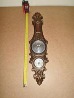 Oude barometer, Nederlands-en franstalig,zwaar metaal, Ophalen of Verzenden