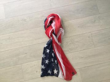 Mooie Sjaal als nieuw Amerikaanse vlag beschikbaar voor biedingen