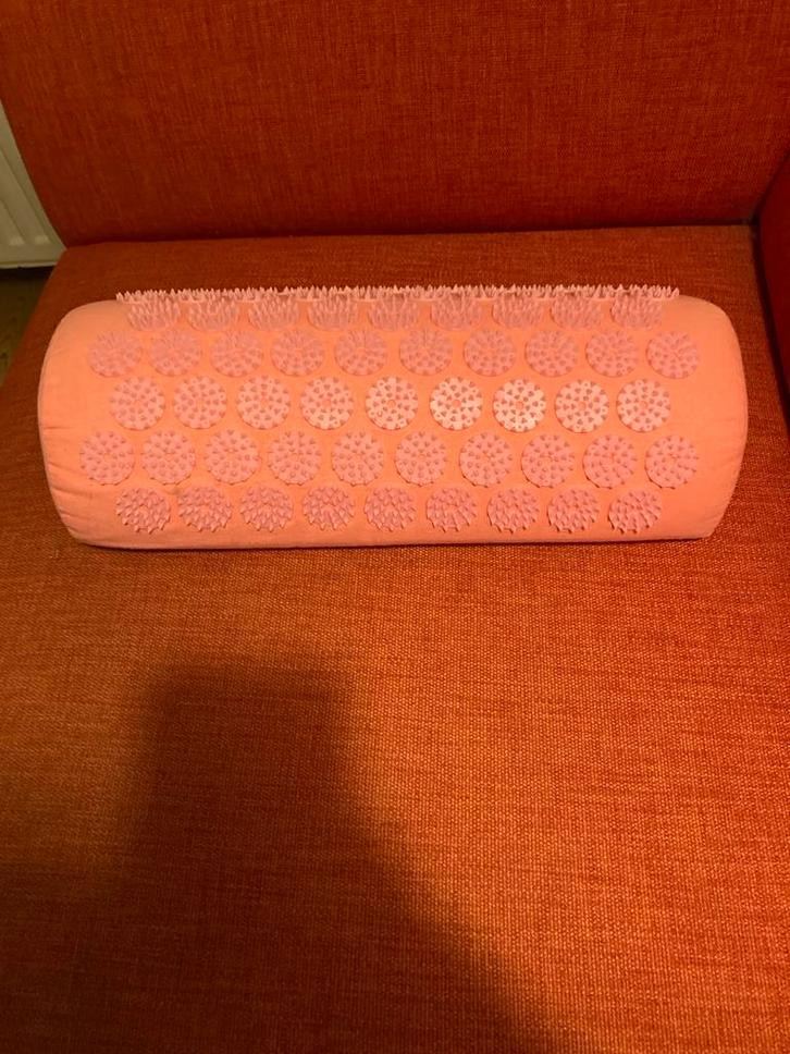 Acupressuur Kussen voor Nek en hoofd, Sport en Fitness, Massageproducten, Gebruikt, Massagestoel of Kussen, Ophalen of Verzenden