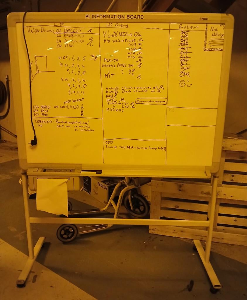Presentatie bord elektrisch, Ophalen, Gebruikt, Digiboard