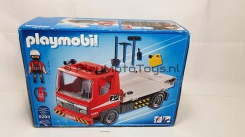 Playmobil Kiepwagen 5283 En Graafmachine 5282, Kinderen en Baby's, Speelgoed | Playmobil, Zo goed als nieuw, Complete set, Ophalen