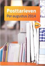 Posttarieven Tarievenboekje PostNL aug 2014, Ophalen of Verzenden