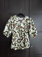 Summum blouse creme groen bruin S 36 nieuw pofmouw, Summum, Nieuw, Ophalen of Verzenden, Maat 36 (S)
