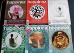Te koop: 4x tijdschrift Happinez 2009 en 2 x2005, Ophalen of Verzenden, Gelezen