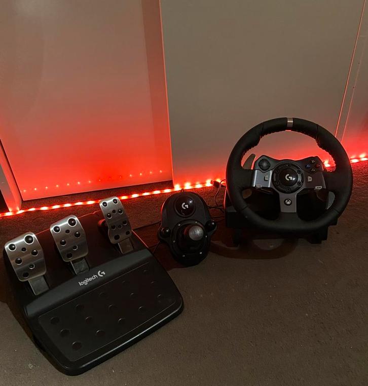 🚗💨 Logitech G29 Racing Wheel Set – Zo goed als nieuw! 🏁, Computers en Software, Joysticks, Zo goed als nieuw, Ophalen of Verzenden