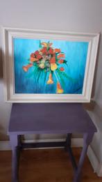 Bloemenschilderij gesigneerd C.J.M Cremers, Antiek en Kunst, Ophalen of Verzenden
