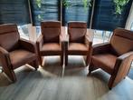 4 eetkamerstoelen, Ophalen, Zo goed als nieuw, Bruin, Vijf, Zes of meer stoelen
