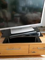 Compact, strak, zwart televisiemeubel, Huis en Inrichting, Gebruikt, Minder dan 100 cm, 25 tot 50 cm, 50 tot 100 cm