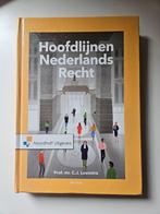 Prof.Mr.C.J. Loonstra - Hoofdlijnen Nederlands recht, Ophalen of Verzenden, Zo goed als nieuw, HBO, Prof.Mr.C.J. Loonstra