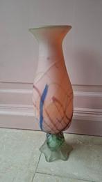 Antieke Daum vaas, Ophalen, Gebruikt, Overige kleuren, Glas