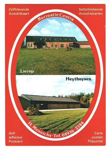 903242	Recreatiecentra Lierop Heythuysen	Limburg	stickerkaar beschikbaar voor biedingen