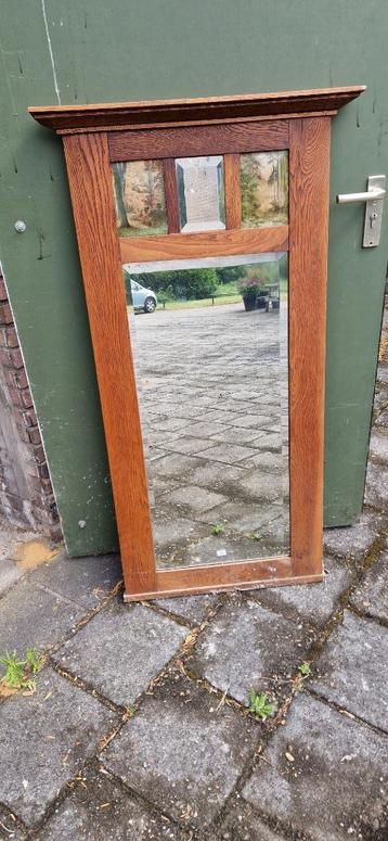 antieke garderobe spiegel  beschikbaar voor biedingen