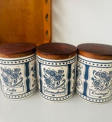 Vintage set van Waechtersbach kruidenpotten beschikbaar voor biedingen