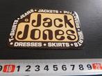 sticker JACK JONES Jeans Zwart, Verzamelen, Ophalen, Zo goed als nieuw, Bedrijf of Vereniging