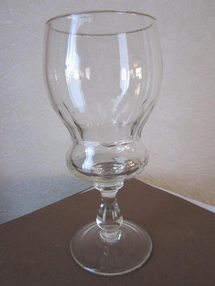 Antiek mondgeblazen MEGA groot wijnglas - roemer, Antiek en Kunst, Antiek | Glas en Kristal, Verzenden