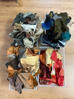 Lederresten - Groot & Klein - Veel Kleuren!, Hobby en Vrije tijd, Stoffen en Lappen, Ophalen, Gebruikt, Overige kleuren, Leer of Kunstleer