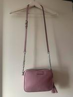 Michael Kors crossbody tas Ginny, Sieraden, Tassen en Uiterlijk, Tassen | Schoudertassen, Verzenden, Zo goed als nieuw, Roze, Leer