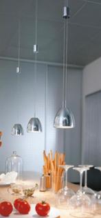 Hanglampen Oligo Gatsby zilver, Ophalen of Verzenden, Gebruikt