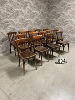 Vintage bistrostoelen nr604, Huis en Inrichting, Stoelen, Gebruikt, Bruin, Vintage, Ophalen of Verzenden