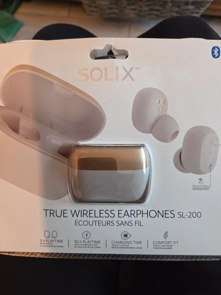 Solix True Wireless Oordopjes - Nieuw in verpakking!, Audio, Tv en Foto, Koptelefoons, Nieuw, Overige merken, Draadloos, Bluetooth