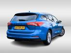 Ford FOCUS Wagon 1.0 EcoBoost Titanium X Business 1e-Eig. &, Stof, Gebruikt, Blauw, Origineel Nederlands