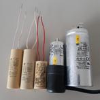 Condensator - 5 stuks - van 2 tot 25 uF, Ophalen of Verzenden, Zo goed als nieuw, Elektromotor