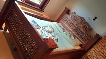 Unieke Harley davidson bed ombouw  beschikbaar voor biedingen