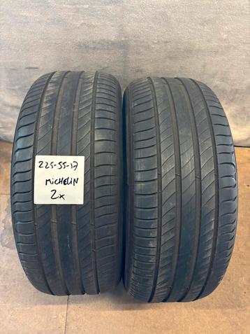 2x 225-55-17 - Michelin Primacy 4 - Zomerbanden beschikbaar voor biedingen