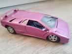 Maisto - Lamborghini Diablo 30 [paars] 1/24, Hobby en Vrije tijd, Modelauto's | 1:24, Ophalen of Verzenden, Gebruikt, Auto, Maisto