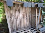 Gratis opslag haardhout hut, Tuin en Terras, Haardhout, Minder dan 3 m³, Ophalen, Overige houtsoorten, Blokken