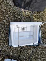 Wasbak met rek, Ophalen, Wastafel