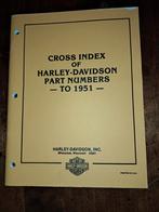 Harley Davidson Cross Index, Motoren, Handleidingen en Instructieboekjes