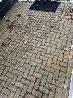 Gratis betonklinkers (15 bij 8 cm) +- 18 m2, Ophalen, Gebruikt, Klinkers, 10 m² of meer