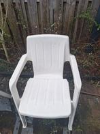 4 Tuinstoelen - Kunststof, Ophalen, Gebruikt, Kunststof, Stapelbaar