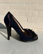 Paul Smith Suède Pumps - Donkerblauw -  maat 38, Kleding | Dames, Blauw, Ophalen of Verzenden, Zo goed als nieuw, Pumps