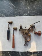 Antieke kogel pers en kruit lepels, Ophalen of Verzenden, Overige materialen, Overige merken